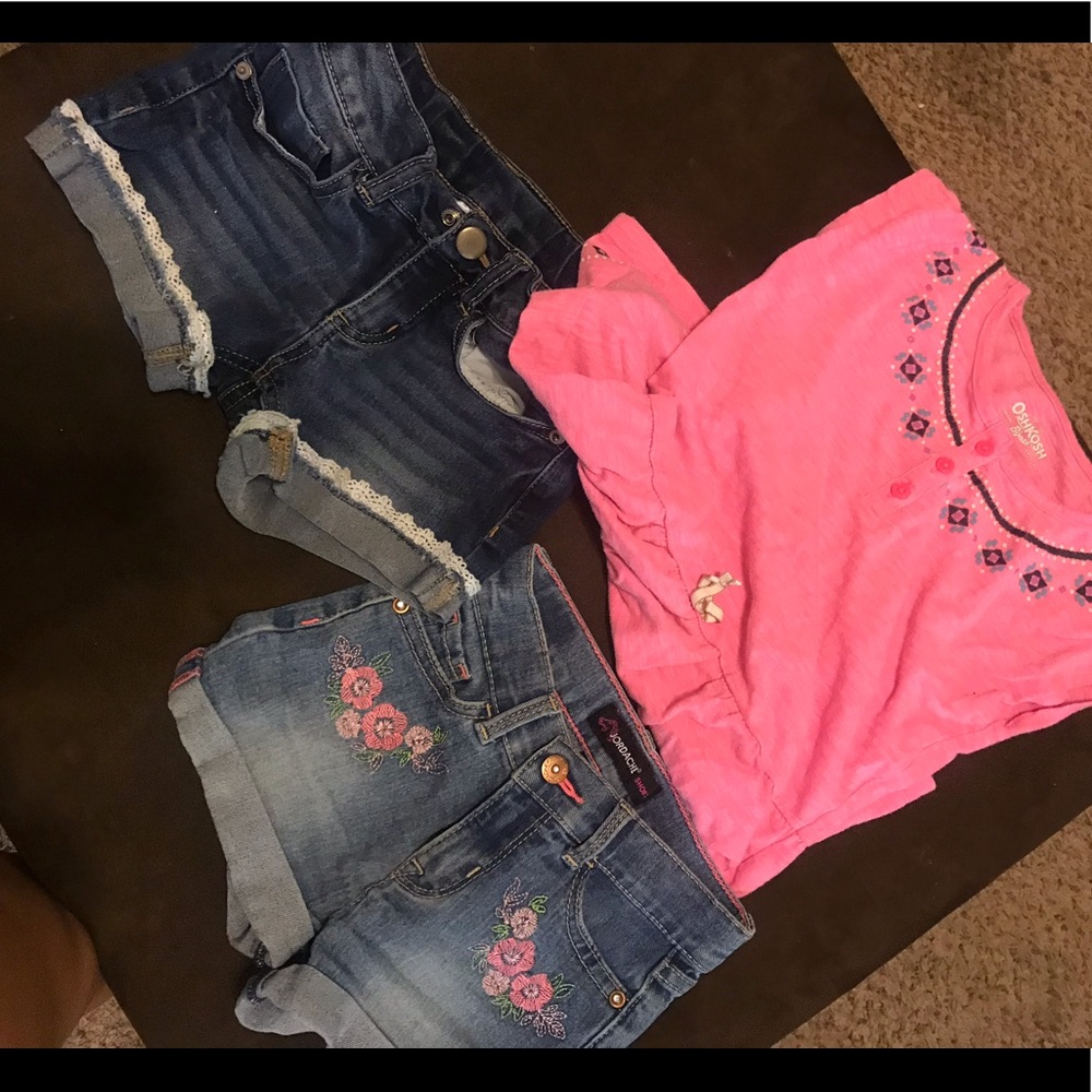 Toddler girl shorts and top